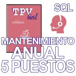 Mnto TPVFÁCIL COMERCIO SQL,...